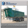 30000 kg Rectangular shape 3 axles Dump Semi-trailer